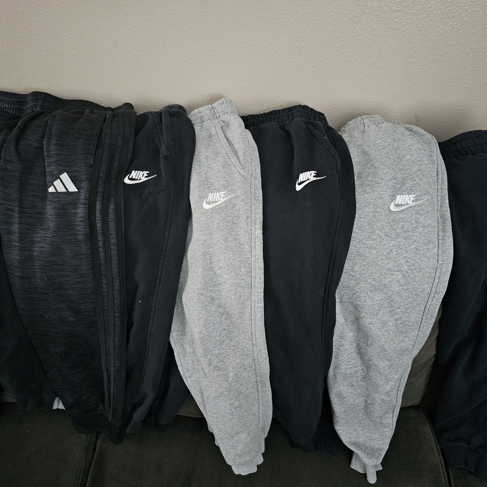 Nike Kids Sweatpants - Black and Gray